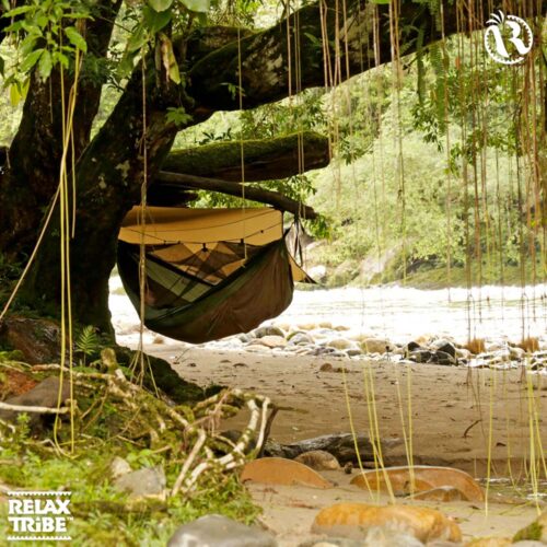 Adventure Moskito Hammock Thermo: Hamaca de Viaje/Portátil [1p] c/ Mosquitera+bolso Térmico [Exterior/Camping] - Imagen 4