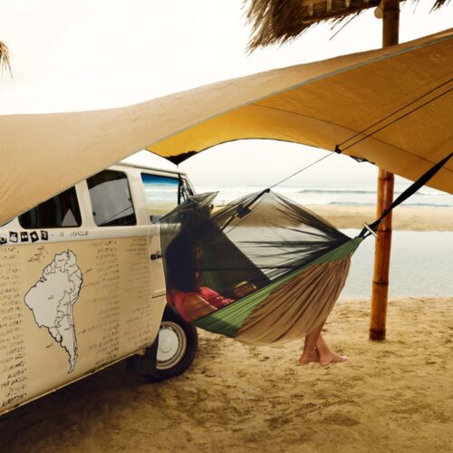 Adventure Moskito Hammock Thermo: Hamaca de Viaje/Portátil [1p] c/ Mosquitera+bolso Térmico [Exterior/Camping] - Imagen 5