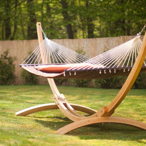 Arcus: Soporte XXL [Madera-Alerce FSC] p/ Hamaca [340-420cm] Casa y Jardín - Imagen 4