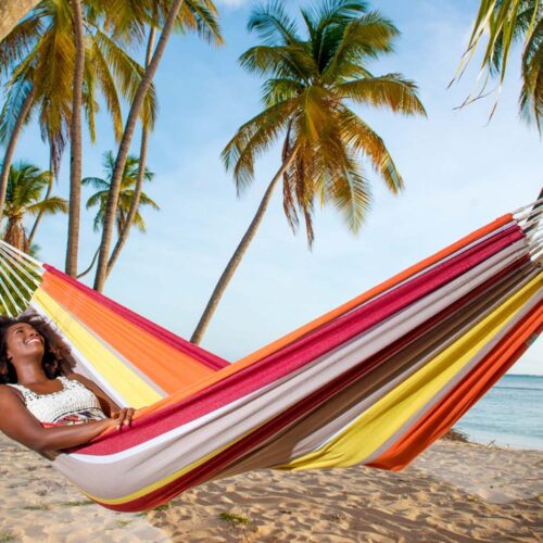 Barbados Acerola: Hamaca XL [1-2p] Brasileña /Hecha a Mano - Imagen 3