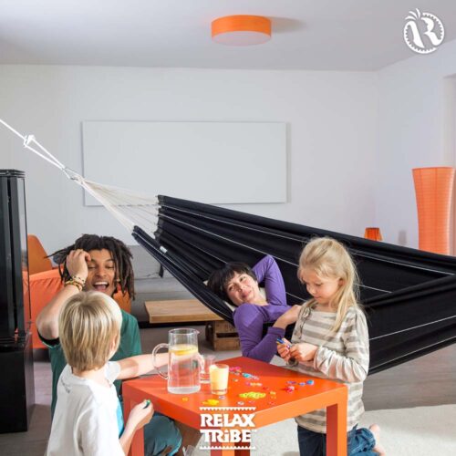 Barbados Black: Hamaca XL [1-2p] Brasileña /Hecha a Mano - Imagen 4