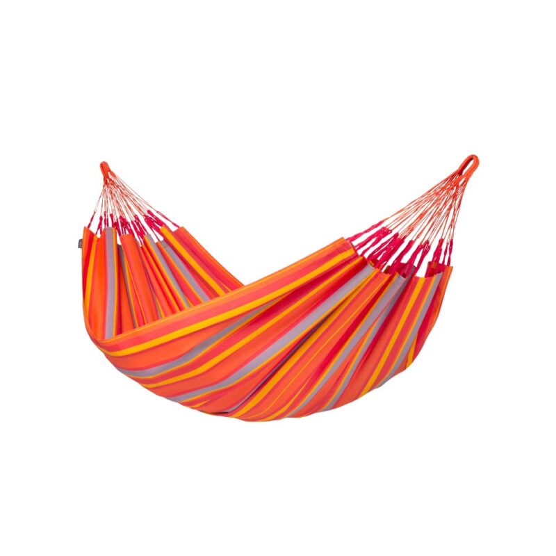 Brisa Toucan: Hamaca XL de Exterior [Hecha a Mano] Casa y Jardín [Multicolor+Naranja]