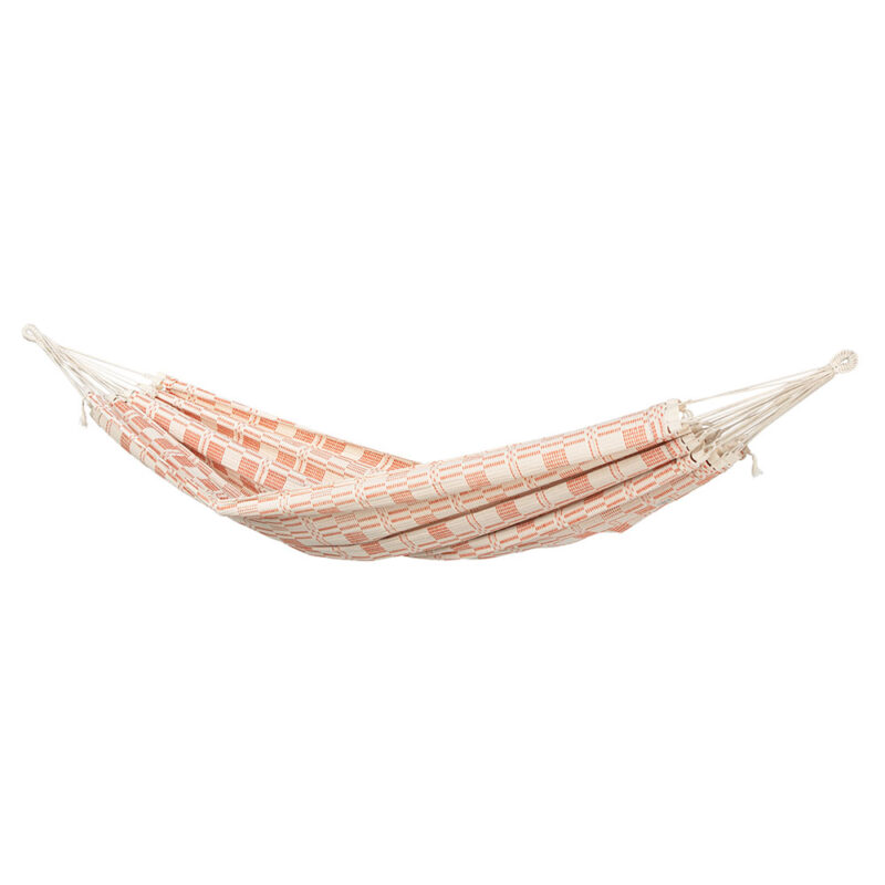 Carioca Coral: Hamaca XXL [2-3p] Brasileña /Hecha a Mano [Naranja]