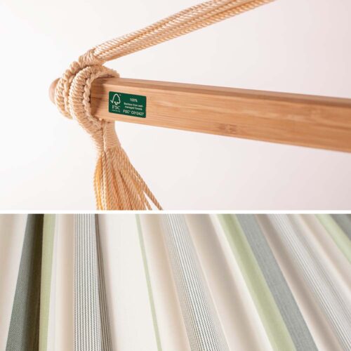 Domingo Cedar: Lounger/Silla Hamaca de Exterior Hecha a Mano [Madera FSC] Casa y Jardín - Imagen 4