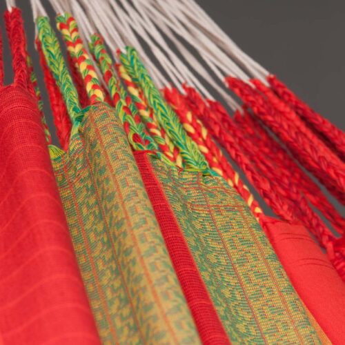 Flora Chilli: Eco-Hamaca XXL [2-3p] 100%Algodón Bio /Hecha a Mano - Imagen 5