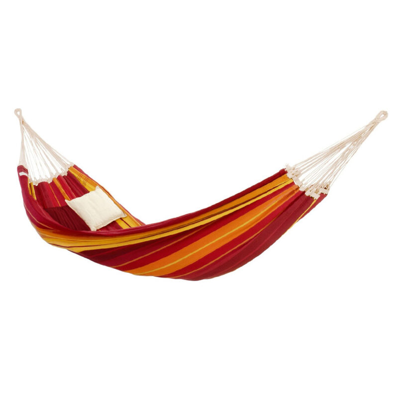 Gigante Lava: Hamaca XXXL [4p] Brasileña /Hecha a Mano [Multicolor+Roja]