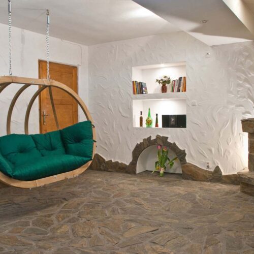 Globo Royal Chair Verde: Sillón Colgante XL [2/3p] Madera FSC [Casa y Jardín]+Cojín de Exterior - Imagen 3