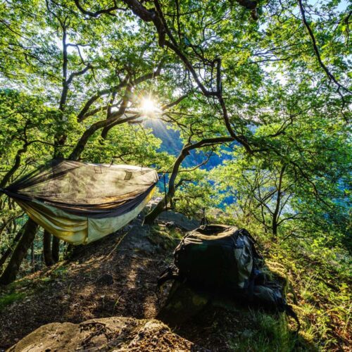 Moskito-Traveller Thermo: Hamaca Portátil de Aventura c/ Mosquitera+bolsillo Térmico [1p] Exterior/Camping - Imagen 4
