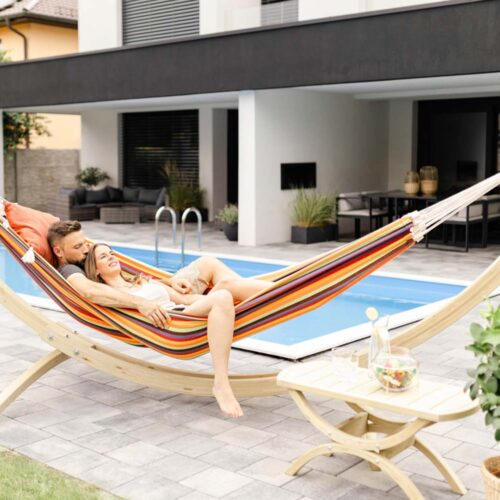 Paradiso Tropical: Hamaca XXL [2-3p] Brasileña /Hecha a Mano - Imagen 4