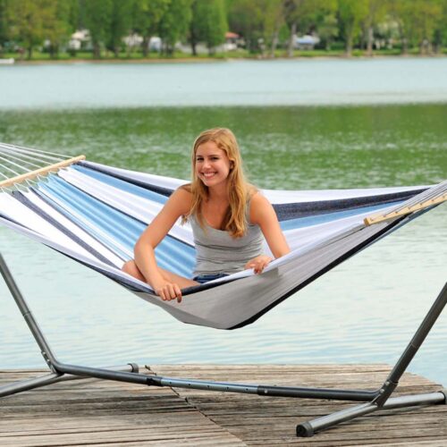Samba Marine: Hamaca XL [1-2p] de Exterior con Barras [Casa y Jardín] - Imagen 3