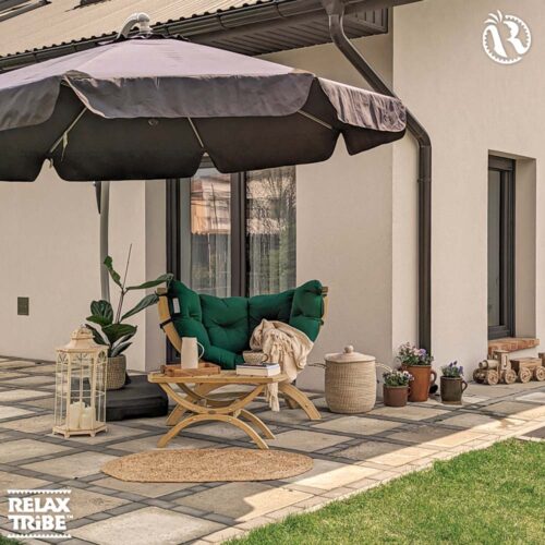 Siena Uno Verde: Sillón Lounge [1p] de Madera FSC [Casa y Jardín]+Cojín de Exterior - Imagen 5