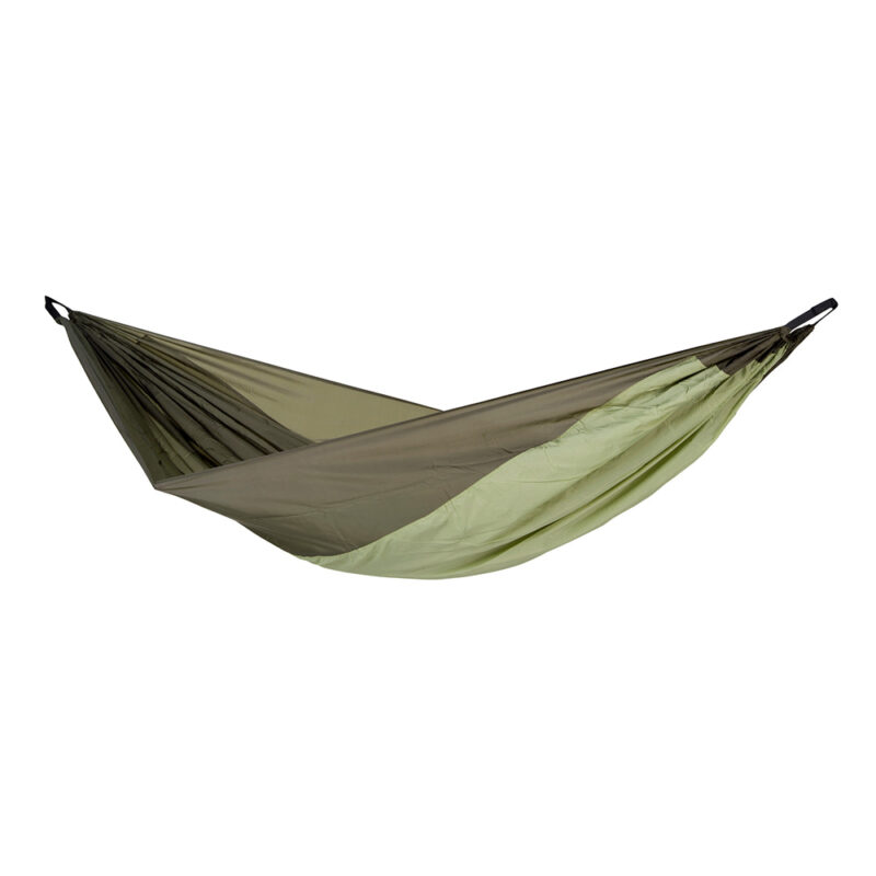 Silk Traveller Thermo: Hamaca de Viaje/Portátil [1p] c/ Bolso Térmico [Exterior/Camping] Verde Oliva