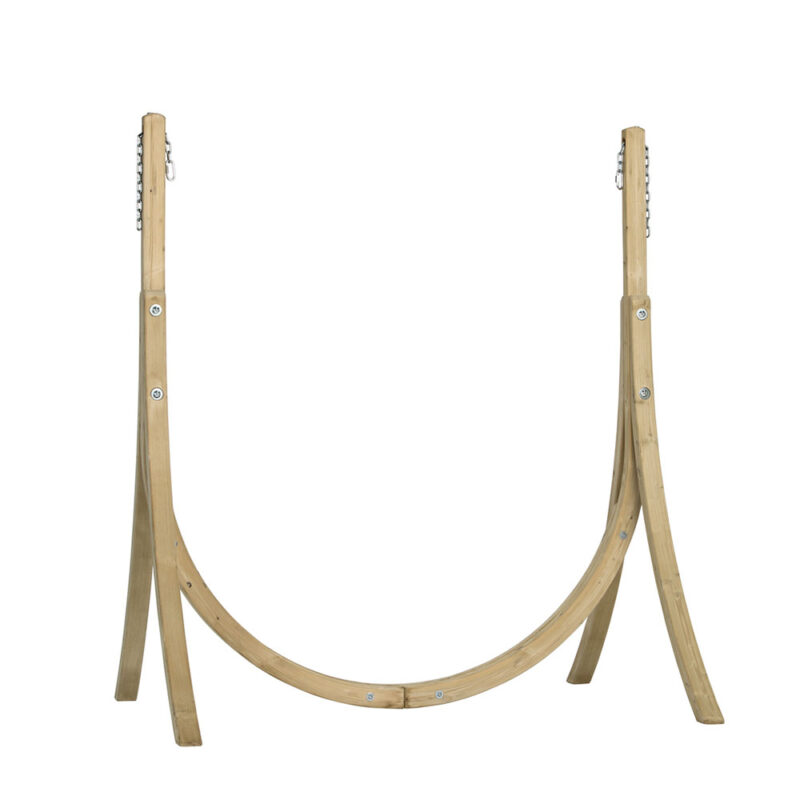 Taurus: Soporte de Madera FSC p/ Silla Colgante [Altura Ajustable] Casa y Jardín