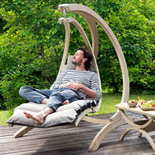 Tavolino: Mesa Auxiliar [Madera FSC/ Resistente al Clima] Casa y jardín - Imagen 4