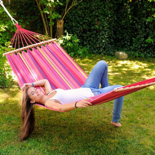 Tonga Vulcano: Hamaca de Exterior [1p] con Barras [Casa y Jardín] - Imagen 3