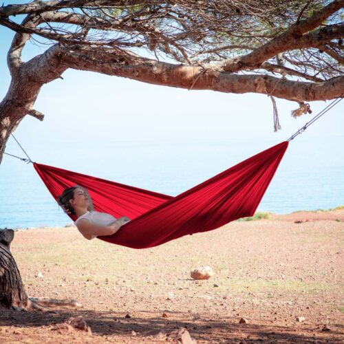 Travel Set Mars: Hamaca de Viaje/Portátil [1p] c/ Suspensión p/ Exterior/Camping - Imagen 4