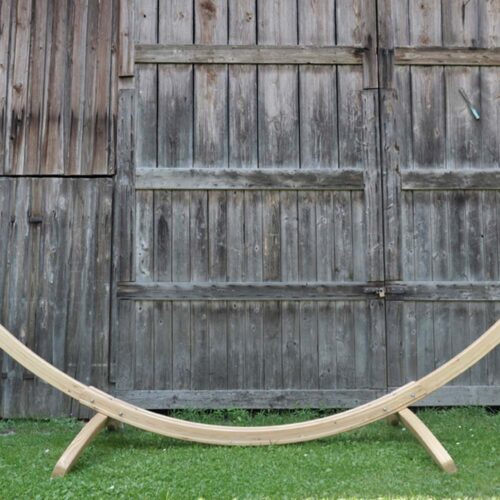 Troja: Soporte XXL [Madera FSC] p/ Hamaca [340-420cm] Casa y Jardín - Imagen 3